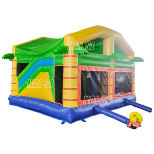 Castillo Inflable 3D Deluxe Jungle Lion con Tobogán y Zona de Brincos, Castillo Inflable con Techo para Niños, Ciudad de Diversión, Juguetes Inflables para Fiestas y Eventos - Product Image 4