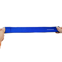 Accessoires de pêche en néoprène multicolores, sangle réglable en néoprène pour canne à pêche avec fermeture auto-agrippante