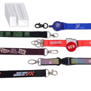 Orangegift - Portacredenciales Personalizado al por Mayor, Económico, con Impresión por Sublimación, Cordón Personalizado con Soporte para Tarjeta de Identificación - Product Image 4