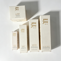 Boîte en papier de luxe pour soins de la peau avec logo personnalisé et estampage à chaud doré pour crème et sérum pour le visage, emballage de vente au détail pour cosmétiques