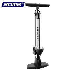 Bomba de Aire Manual para Bicicleta de Montaña BOMB, Bomba de Bicicleta Portátil con Manómetro - Product Image 1