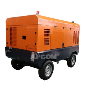 300fm 300 cfm compressore d'aria 8bar 10bar 14bar A Vite Portatile Compressore D'aria Diesel motore del compressore d'aria per impianto di perforazione - Product Image 4