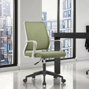 Chaise de bureau pivotante de haute qualité mi-dos personnel maille ergonomique ascenseur tissu en mousse pour visiteur salle de réunion utilisation au bureau disponible - Product Image 5