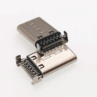Type-C Mâle 24PIN Double Patch DIP/SMT Long 0.95 Connecteur USB avec Accès Avant et Arrière Smart Home L13.75