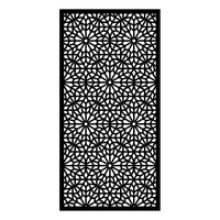 Paravents de jardin modernes en composite bois-plastique (WPC) découpés au laser, imperméables et personnalisables pour la décoration intérieure/extérieure