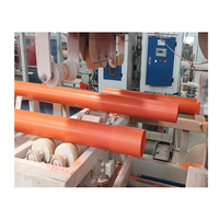 Tuyau en PVC orange pour câblage électrique et conduit de câbles téléphoniques