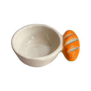 Plato de cerámica con forma de dibujo animado para pan, condimentos, aperitivos y salsas, ideal para fiestas. - Product Image 4