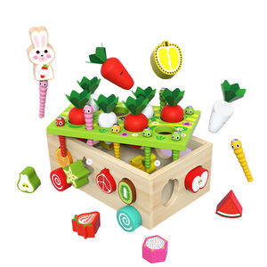 Simulation en bois multifonctionnelle jouet agricole éducation préscolaire pour enfants jeu de puzzle d'éveil vente directe du fabricant - Product Image 2