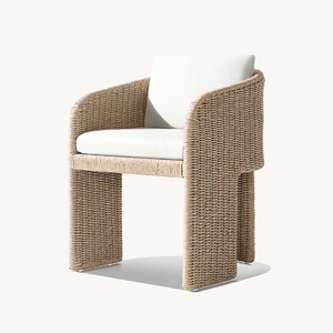 Ensemble de table et chaises de jardin en rotin moderne pour l'extérieur, idéal pour patio, école, entrepôt, hôtel, cuisine, cour et parc - Product Image 4