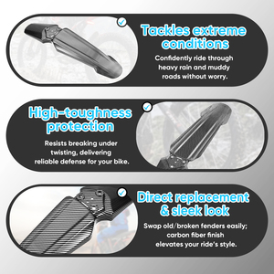 Guardabarros Delantero de Fibra de Carbono para Motocicleta Sur Ron, Protector Modificado para Motocicletas Todoterreno - Product Image 2
