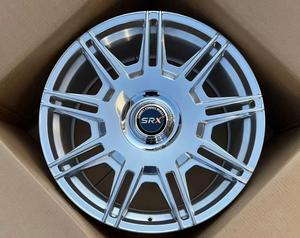 Jantes de luxe SRX en alliage d'aluminium forgé, design concave, finition argentée, capacité de charge élevée, 16-24 pouces, pour Audi, nouveau modèle, ET 10-50 mm - Product Image 2