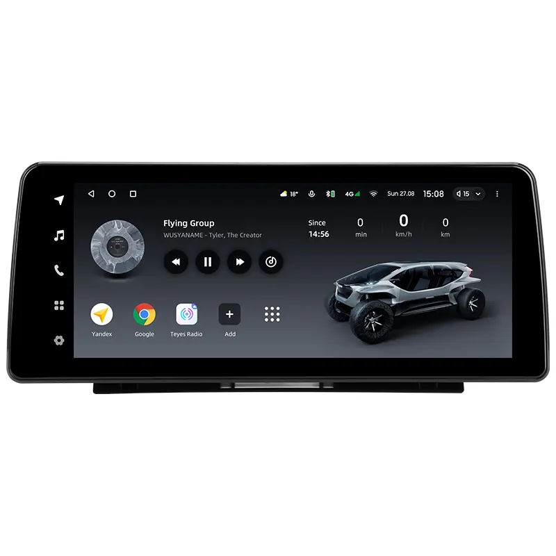 Teyes Lux One 12.3 Inch Auto Dvd-Speler Voor Baic Bj40 2019 - 2023 Auto Dvd-Speler Touchscreen