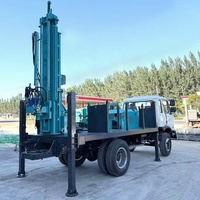 Camion multifonctionnel équipé d'une plateforme de forage de puits d'eau, perce rapidement, adapté aux puits d'eau industriels
