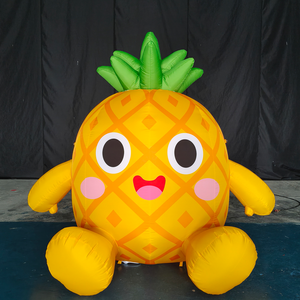 Modelo de Piña Inflable Gigante Personalizado de 3 Metros, Globo Amarillo con Hojas Verdes de Tela Oxford, Resistente al Sol, para Fiestas de Verano al Aire Libre - Product Image 5