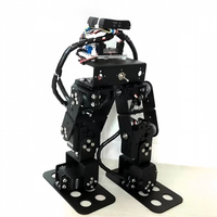 Robot bipède de course et de marche R112 à 6 degrés de liberté, type basse hauteur, jambes courtes et étroites, kit complet de composants structurels