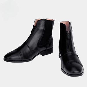 Stivali equestri in vera pelle stivali corti da <span class=keywords><strong>equitazione</strong></span> calzature da <span class=keywords><strong>equitazione</strong></span> in stile inglese resistente Jodhpur stivali stabili - Product Image 5