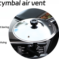 Cymbale de voiture neuve pour grille d'aération : Améliorez votre conduite, installation facile et robuste, convient à tous les véhicules