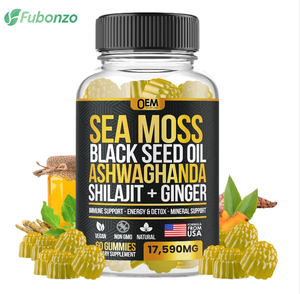 Oem 13 In 1 Iers Zeemos Gummies Met Zwarte Zaadolie & <span class=keywords><strong>Ashwagandha</strong></span> Voor Volwassenen Gebruik Schildklierenergievitaminen - Product Image 1