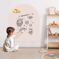 Tableau autocollant mural magnétique couleur pastel