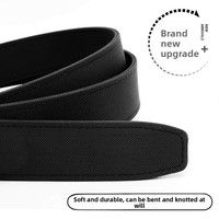 Pour Amazon best-seller transfrontalier 38 épaissi et durci Club tir pistolet ceinture vache alliage boucle automatique ceinture tactique