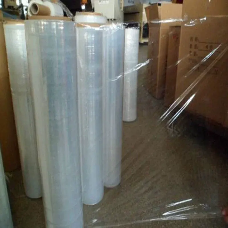 Yingyoupin Manufactured PE Pallet Shrink Wrapping Film Industrial Use Polyethylene Lldpe Stretch Film for Packaging