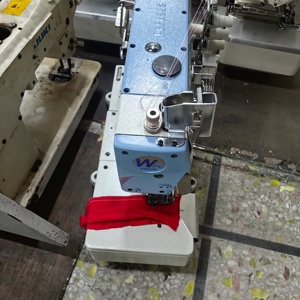 High-Speed Professional W500pc Motorized Flatlock Sewing <b>Machine</b> for Knits <b>Stretch</b> Fabrics Home & Industrial Use - Product Image 2