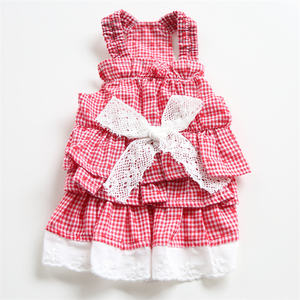 Vestido de algodón para mascotas, <span class=keywords><strong>ropa</strong></span> <span class=keywords><strong>barata</strong></span> de verano para perros pequeños - Product Image 5