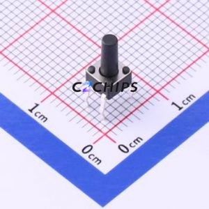 UK-B0201-G9-160 Tactile Switch Through hole Component (THT) Switch Single Pole Single Throw Round Button 1.6N Through Hole - Product Image 1