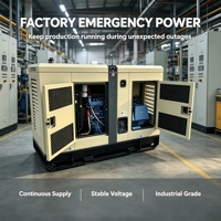 Groupe électrogène diesel 75 kW à puissance de pointe, silencieux, avec base de réservoir de carburant pour tour de télécommunication
