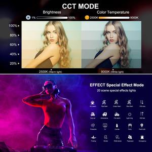 PULUZ - Luz de Relleno LED RGB de 30 cm a Todo Color, 3000 mAh, Iluminación Fotográfica de Mano, Magnética para <span class=keywords><strong>Teléfono</strong></span>, de Plástico, con Carga para Video - Product Image 2