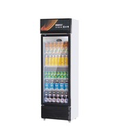 Glass Door Beverage Cooler Upright Beverage Display Cabinet Supermarket Beverage Fridge Convenience Store Drink Fridge