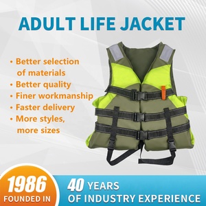 سترة نجاة خفيفة الوزن للرياضات المائية مع أحزمة قابلة للتعديل للبالغين - Product Image 5