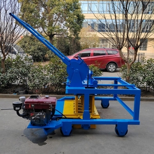 柴油移动式水泥空心砖砌块制造机价格混凝土制砖机械 - Product Image 3