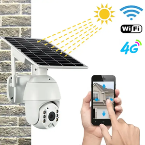 Cámara de Seguridad Solar 4G Austin, Portátil, Resistente al Agua, con Soporte, Vigilancia, Videocámara Comercial Móvil de 10s de Ancho - Product Image 1