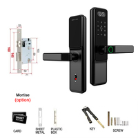 Cerradura Inteligente WiFi Tuya con Reconocimiento Facial, Cerradura Biométrica de Seguridad para Puerta, Huella Dactilar, Contraseña, Control por Aplicación WiFi, Cerradura Inteligente para Puerta