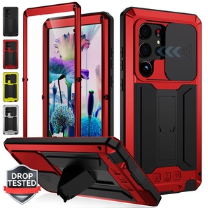 <span class=keywords><strong>Funda</strong></span> Metálica Antigolpes con Soporte para <span class=keywords><strong>Samsung</strong></span> <span class=keywords><strong>Galaxy</strong></span> S26 S25 S24 S23 S22 <span class=keywords><strong>S21</strong></span> <span class=keywords><strong>Ultra</strong></span> Plus S25 FE / Edge, con Protección Integrada para la Cámara - Product Image 1