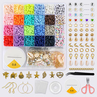 Kit de Regalo para Hacer Joyería Juvenil DIY - Juguetes para Crear Pulseras con Cuentas de Plástico