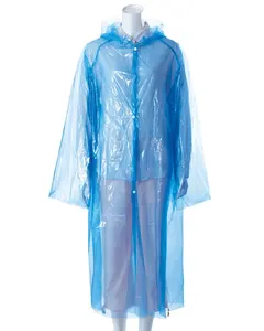 PE Disposable Waterproof Raincoat Emergency Raincoat