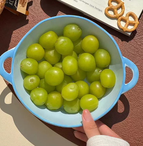 Bol à double anse en céramique avec bordure, design moderne et minimaliste, idéal <span class=keywords><strong>pour</strong></span> la rentrée scolaire, les pique-niques, la vaisselle, la <span class=keywords><strong>salade</strong></span>, le riz, les nouilles instantanées - Product Image 6