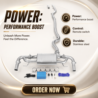 Silencieux d'échappement cat-back à soupapes de performance avec embouts pour BMW Série 2 F22 F23 F44 F45 F46 G42 218i 220i 225i 228i 230i