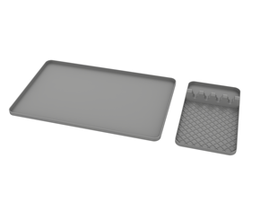 Grenzüberschreitendes neues Ninja Heißluftfritteusen-Gestell, rutschfeste Matte, Gewürzregal, faltbar, vielseitig, beweglich - Product Image 5