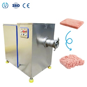 Picadora de carne congelada automática Industrial de 1000 kg/H, picadora de carne de bloque grande, trituradora, Máquina de procesamiento de salchichas a la venta - Product Image 1