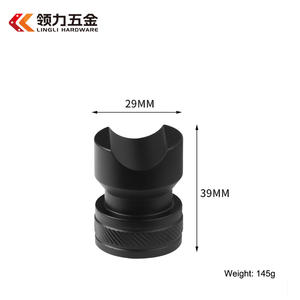 לוגו מותאם אישית מודפס זהב נייד, סיגר שחור מעמד עם זהב ושחור עבור עישון סיגרים - Product Image 1