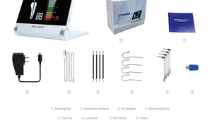 Alat Pencari <span class=keywords><strong>Apex</strong></span> Gigi Nirkabel Harga Grosir, Digital, Lipat, Layar LCD 4.1 inci - Product Image 3