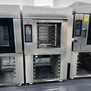 Horno de Convección Rotatorio Eléctrico Comercial Multiusos de 5-10 Bandejas con Vapor para Hornear Pan, Pasteles, <span class=keywords><strong>Pizza</strong></span>, Tartas de Huevo - Product Image 5