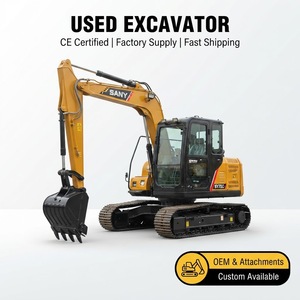 Escavatore Mini SANY Originale SY75C da 7,5 Tonnellate, Alta Qualità, Basso Utilizzo, Componenti Principali, Cuscinetti, Motore in Vendita - Product Image 1