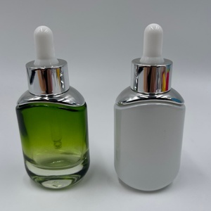 ขวดแก้วทรงรีแบบหยดพร้อมหัวหยด ลดราคาพิเศษ สามารถสกรีนโลโก้ได้ - Product Image 1