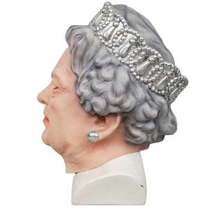 Casco de La Reina de dibujos animados, película de cosplay, máscara de <span class=keywords><strong>Bruce</strong></span> <span class=keywords><strong>Wayne</strong></span> Bane, máscara de Halloween, máscara de anciano realista, máscara de látex humana espeluznante - Product Image 4