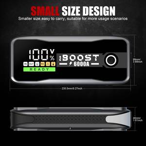 Di động đa chức năng jumper thông minh hệ thống bảo vệ 12v tự động nhảy bắt đầu pin booster <span class=keywords><strong>6000</strong></span> amp xe tải xe 2024 nhảy khởi động - Product Image 6