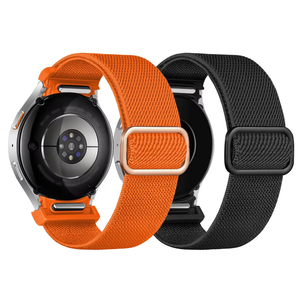 Correas de Repuesto Ajustables de Nailon Transpirable y Cómodo, Compatibles con <span class=keywords><strong>Samsung</strong></span> Galaxy <span class=keywords><strong>Watch</strong></span> <span class=keywords><strong>5</strong></span> 40mm 44mm - Product Image 1